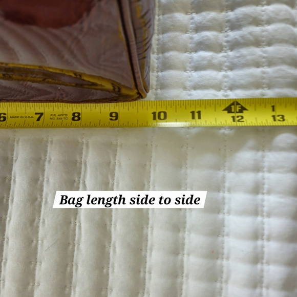 LIZ CLAIBORNE BROWN FAUX LEATHER PURSE - Picture 7 of 10